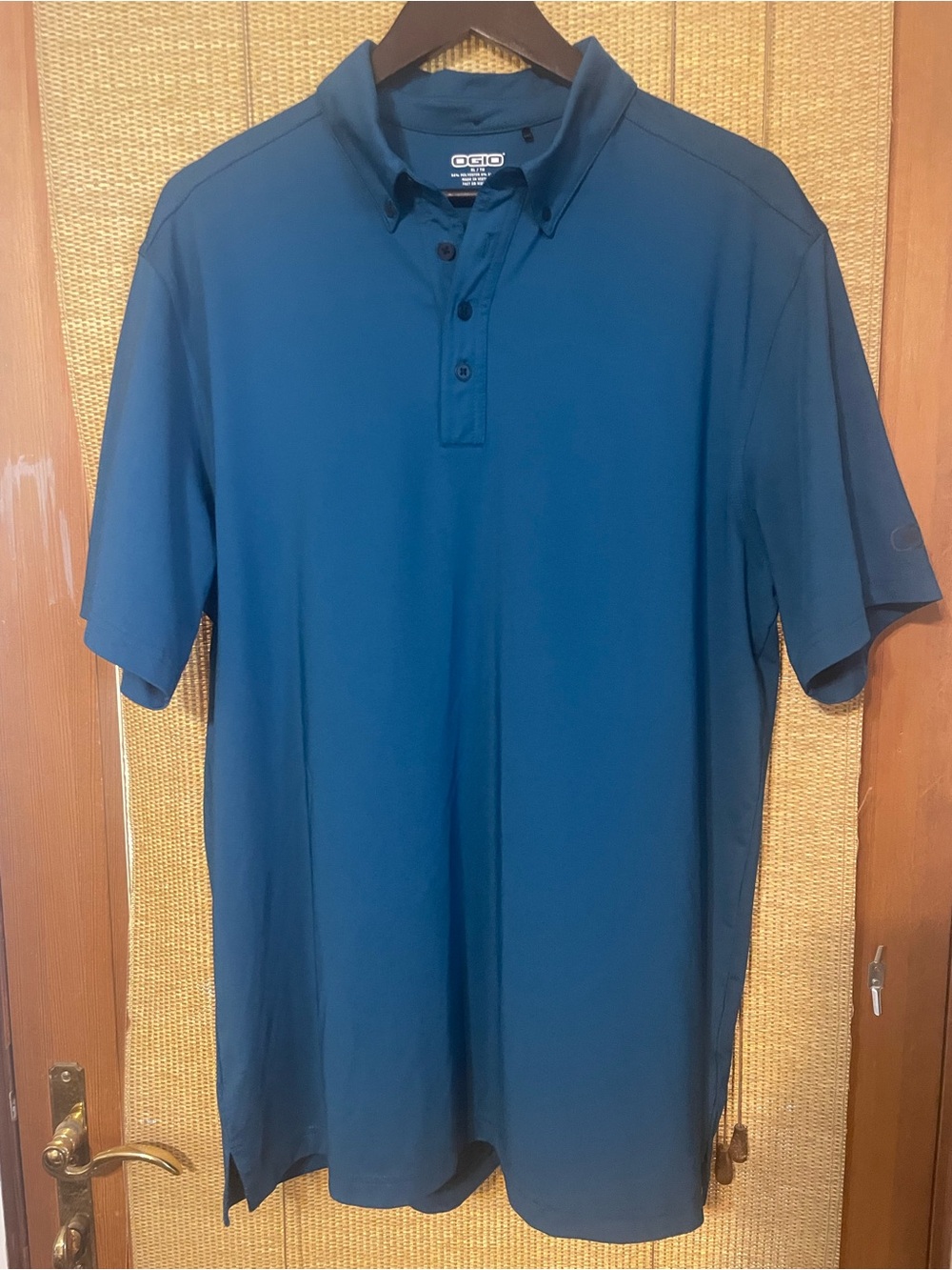 OGIO Teal Blue Short-Sleeve Performance Polo